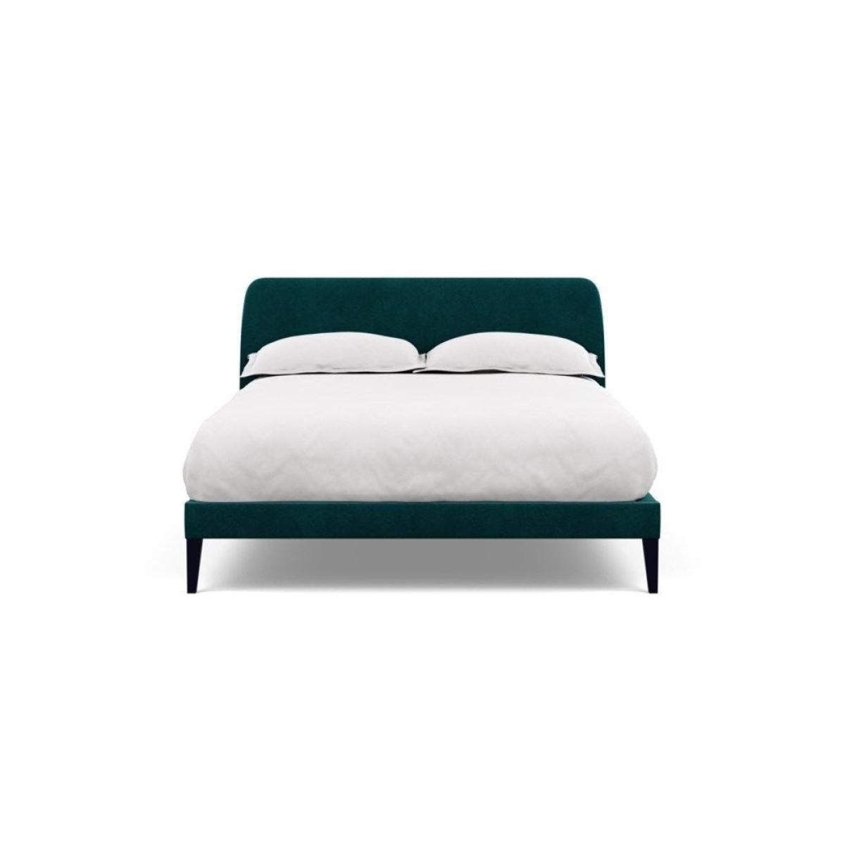 Heal's Wallis SuperKing Bed Melton Wool Shale Stained Oak Feet - Heal's UK Bedroom Furniture – image 103