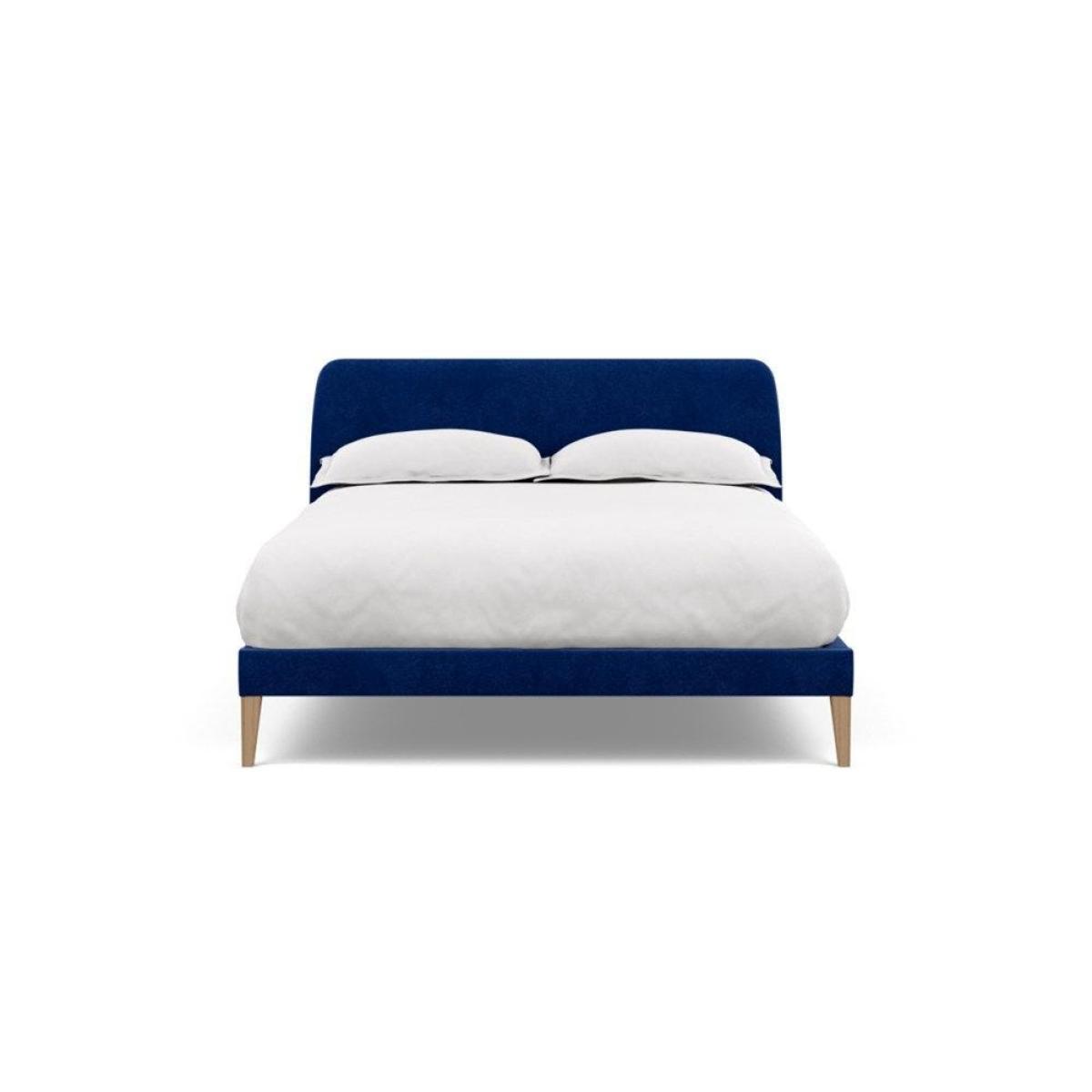 Heal's Wallis SuperKing Bed Melton Wool Shale Stained Oak Feet - Heal's UK Bedroom Furniture – image 104