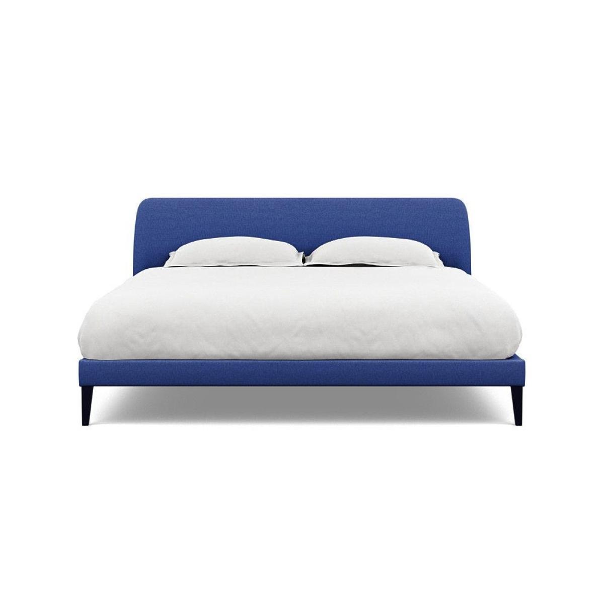 Heal's Wallis SuperKing Bed Melton Wool Shale Stained Oak Feet - Heal's UK Bedroom Furniture – image 105