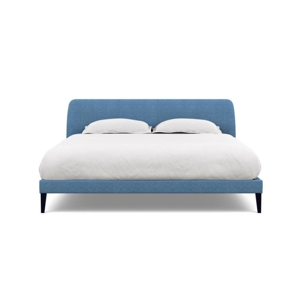 Heal's Wallis SuperKing Bed Melton Wool Shale Stained Oak Feet - Heal's UK Bedroom Furniture – image 112
