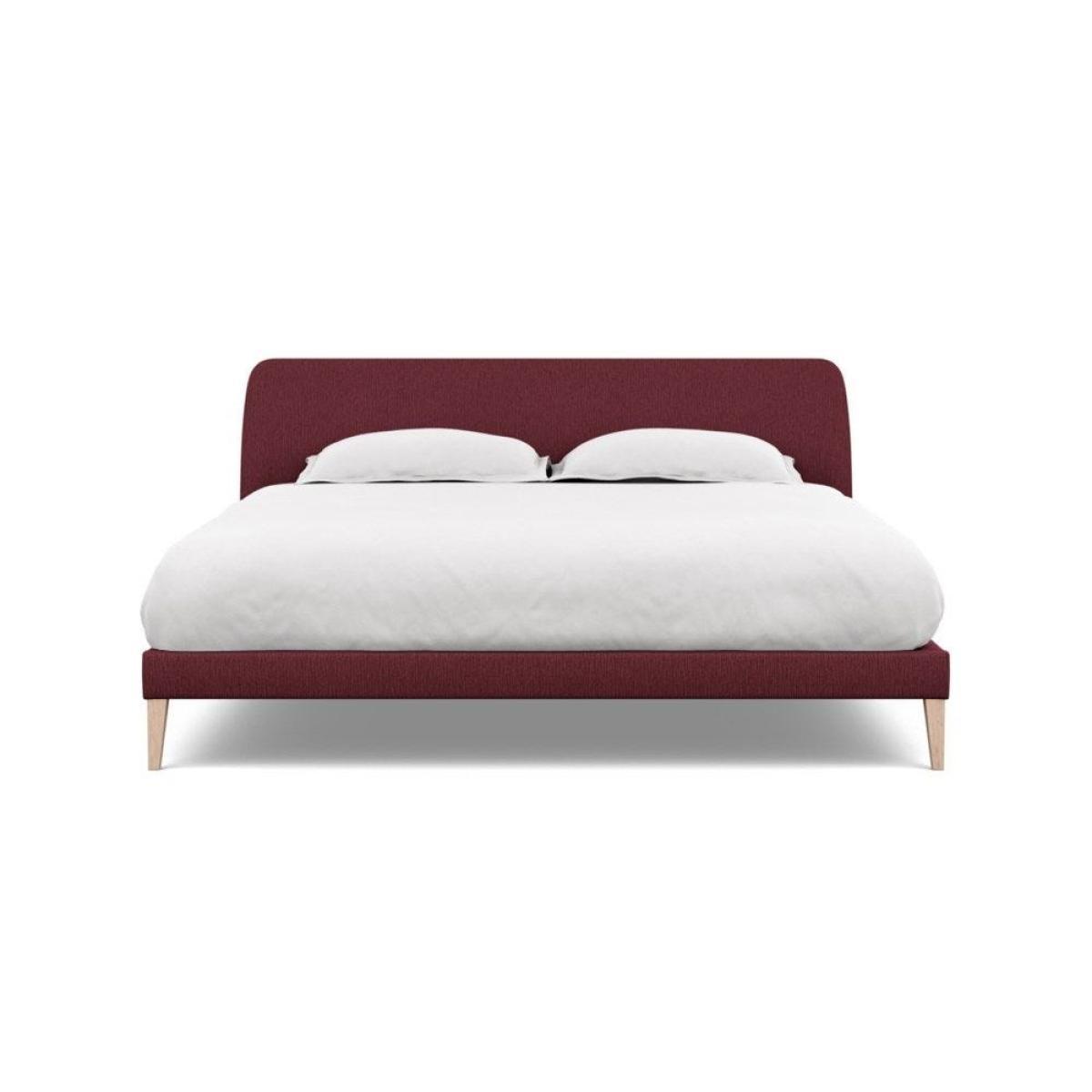 Heal's Wallis SuperKing Bed Melton Wool Shale Stained Oak Feet - Heal's UK Bedroom Furniture – image 113