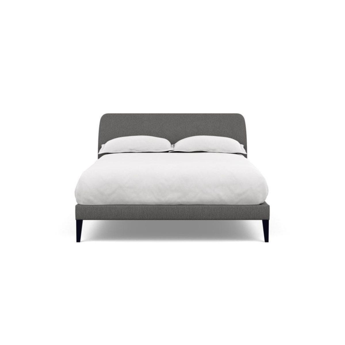 Heal's Wallis SuperKing Bed Melton Wool Shale Stained Oak Feet - Heal's UK Bedroom Furniture – image 117
