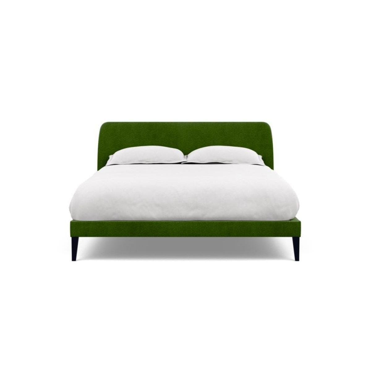 Heal's Wallis SuperKing Bed Melton Wool Shale Stained Oak Feet - Heal's UK Bedroom Furniture – image 119