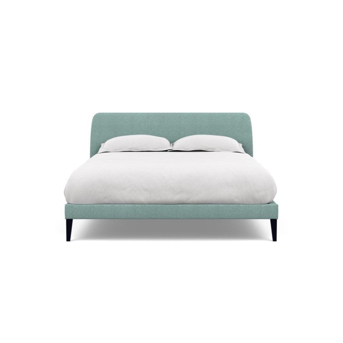Heal's Wallis SuperKing Bed Melton Wool Shale Stained Oak Feet - Heal's UK Bedroom Furniture – image 120