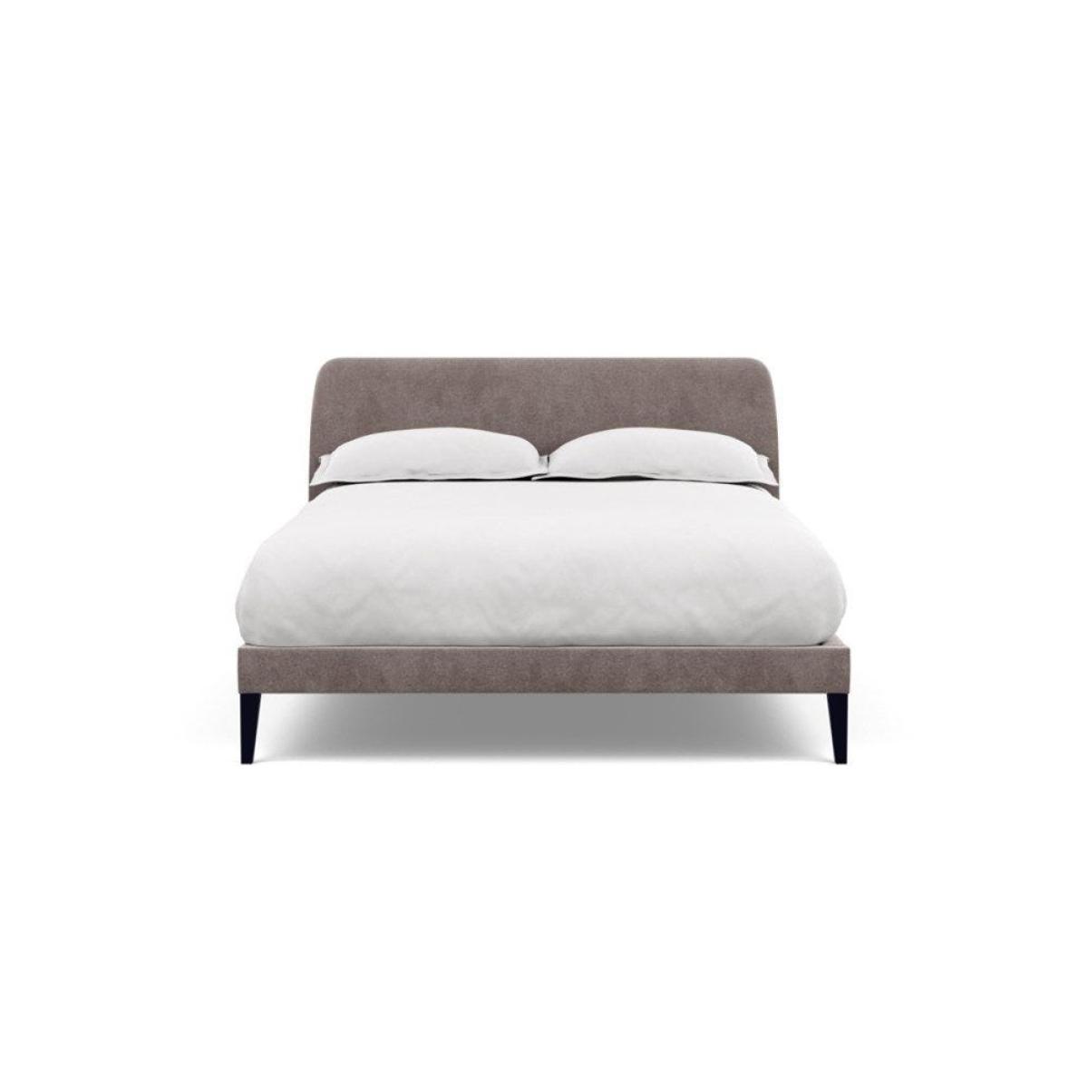 Heal's Wallis SuperKing Bed Melton Wool Shale Stained Oak Feet - Heal's UK Bedroom Furniture – image 128