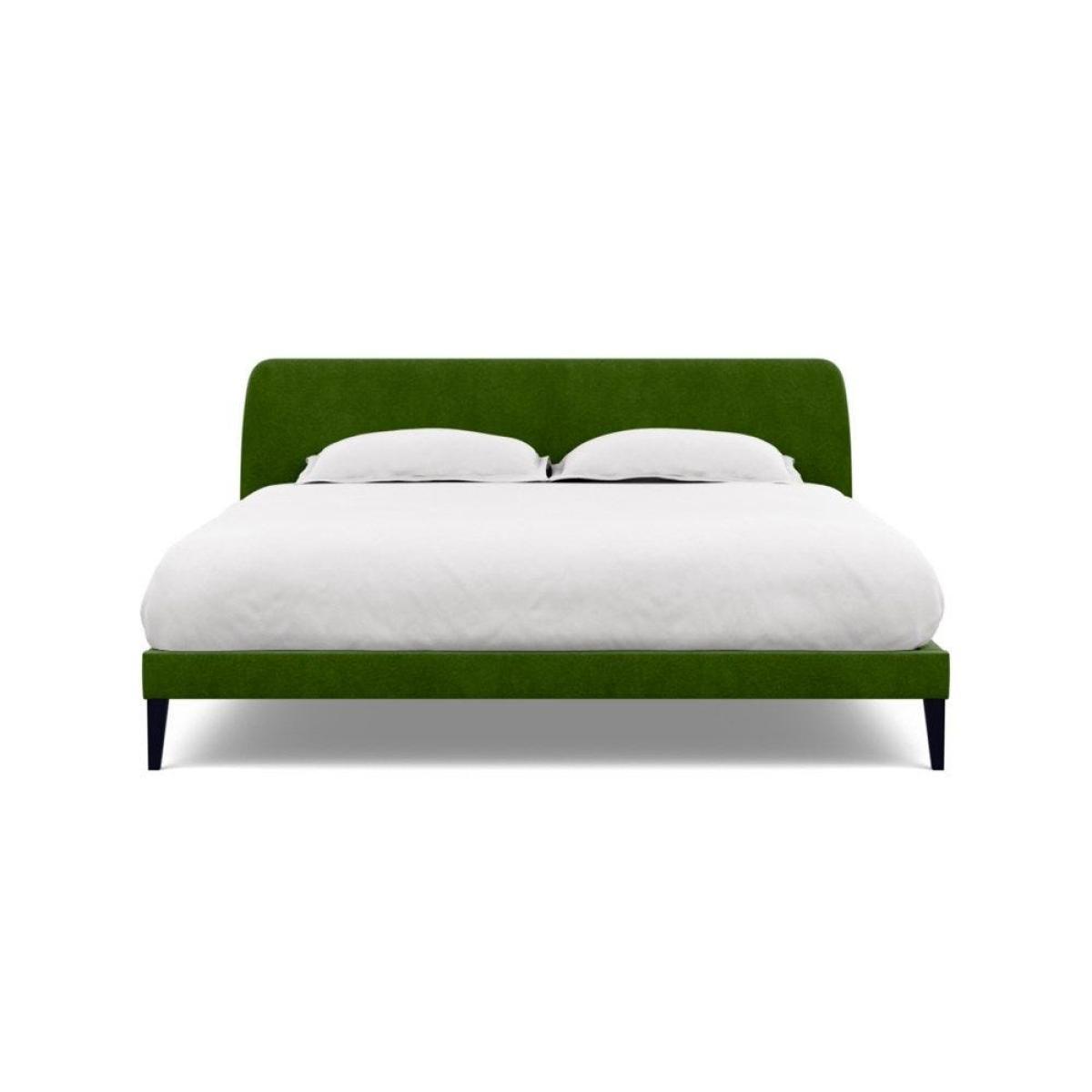 Heal's Wallis SuperKing Bed Melton Wool Shale Stained Oak Feet - Heal's UK Bedroom Furniture – image 134