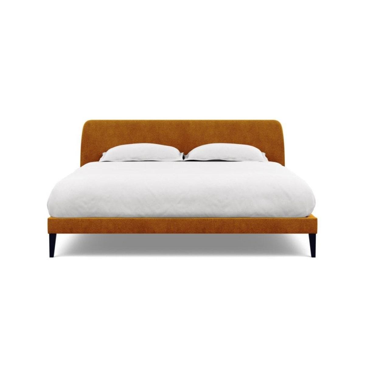 Heal's Wallis SuperKing Bed Melton Wool Shale Stained Oak Feet - Heal's UK Bedroom Furniture – image 135
