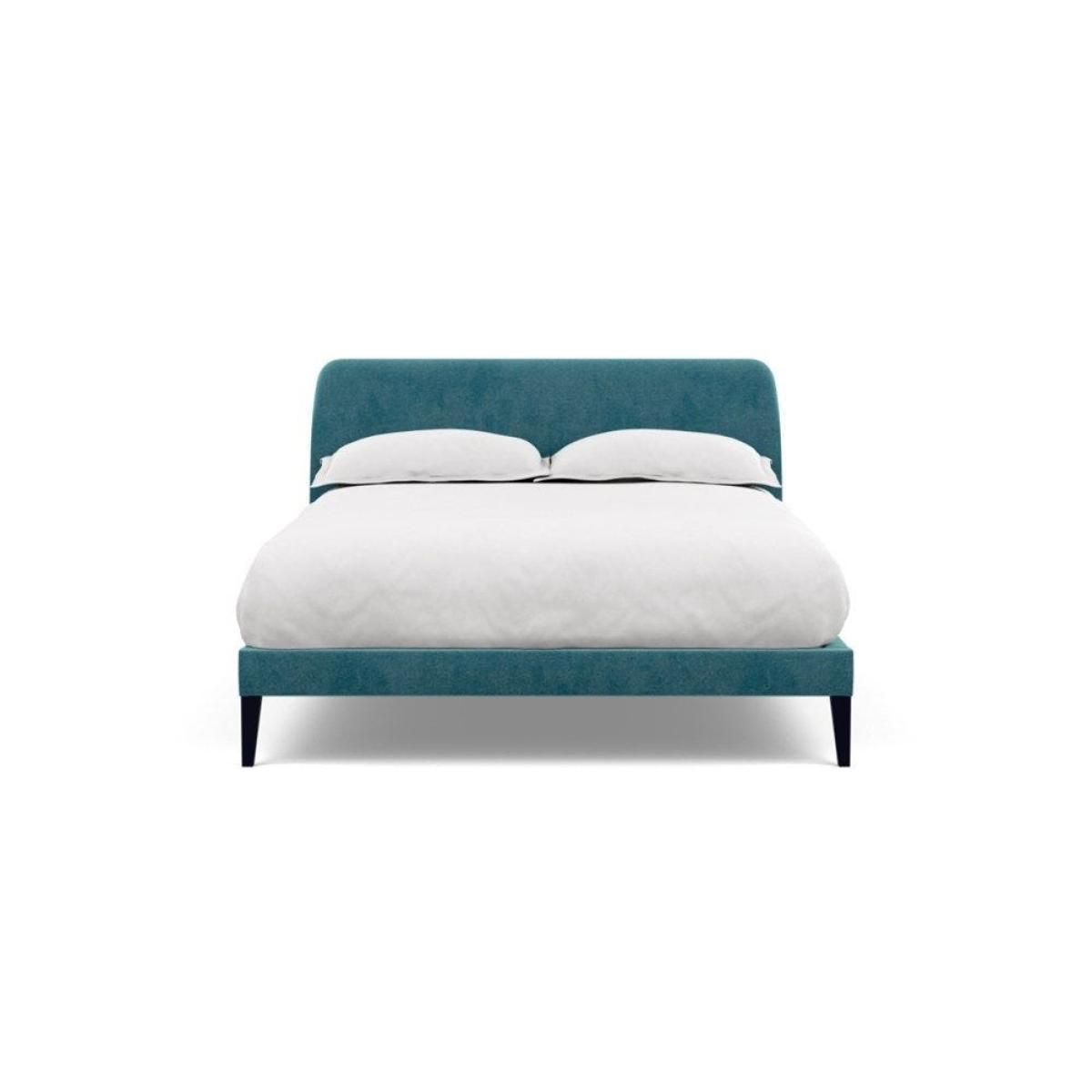 Heal's Wallis SuperKing Bed Melton Wool Shale Stained Oak Feet - Heal's UK Bedroom Furniture – image 138