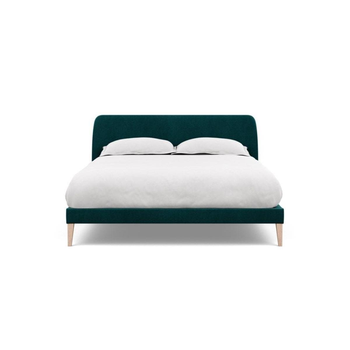 Heal's Wallis SuperKing Bed Melton Wool Shale Stained Oak Feet - Heal's UK Bedroom Furniture – image 139