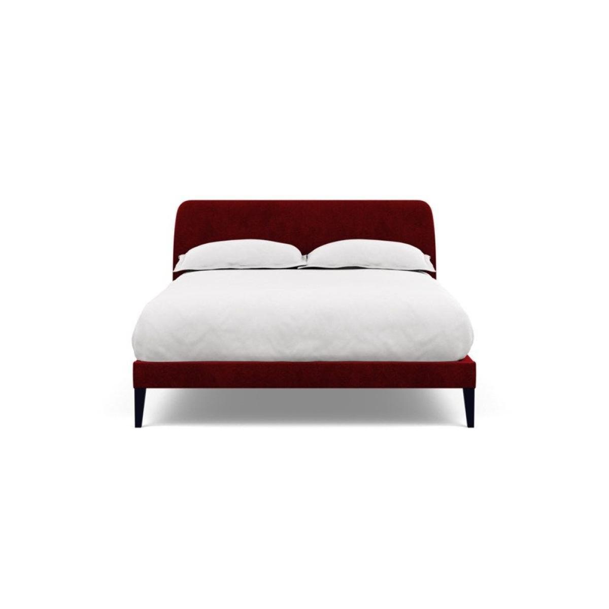 Heal's Wallis SuperKing Bed Melton Wool Shale Stained Oak Feet - Heal's UK Bedroom Furniture – image 142