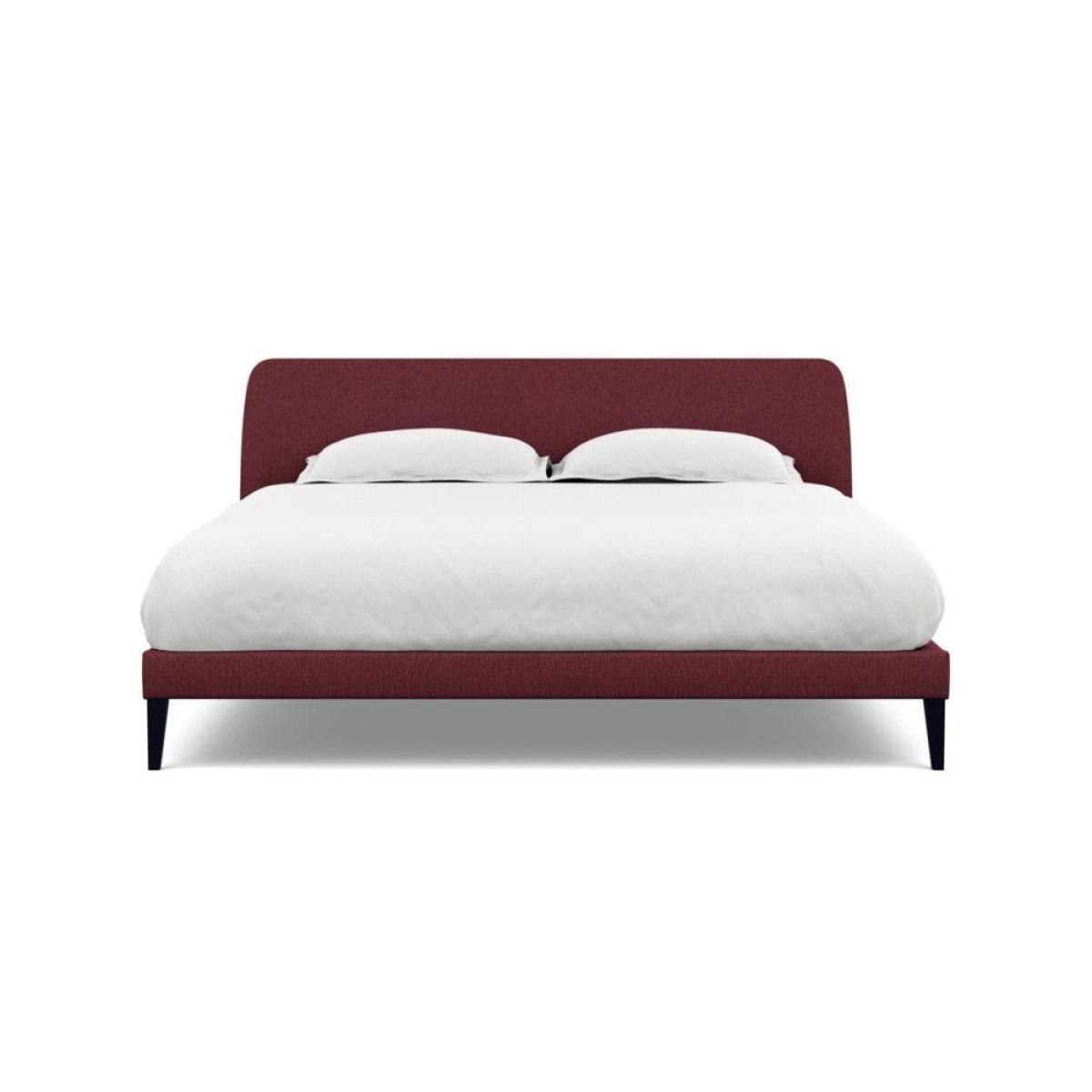 Heal's Wallis SuperKing Bed Melton Wool Shale Stained Oak Feet - Heal's UK Bedroom Furniture – image 147