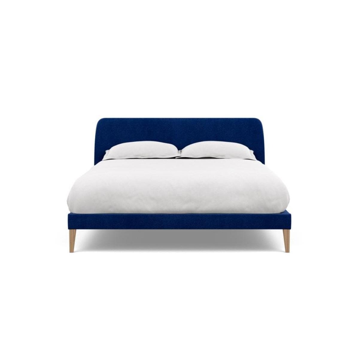 Heal's Wallis SuperKing Bed Melton Wool Shale Stained Oak Feet - Heal's UK Bedroom Furniture – image 149