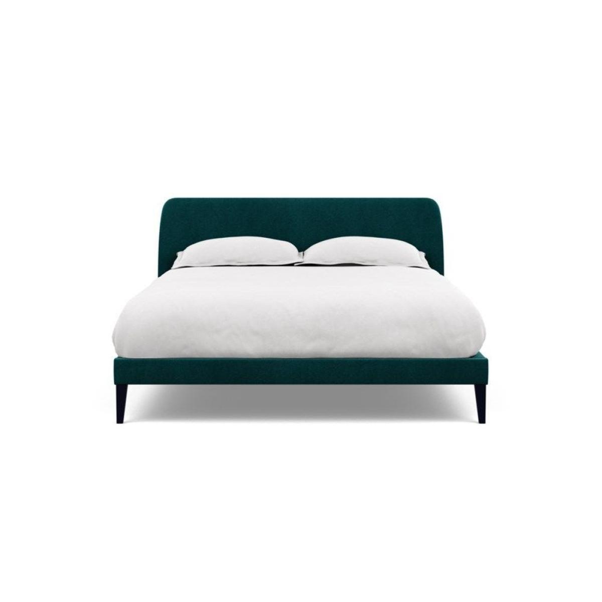Heal's Wallis SuperKing Bed Melton Wool Shale Stained Oak Feet - Heal's UK Bedroom Furniture – image 150