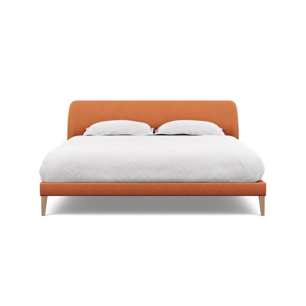 Heal's Wallis SuperKing Bed Melton Wool Shale Stained Oak Feet - Heal's UK Bedroom Furniture – image 171