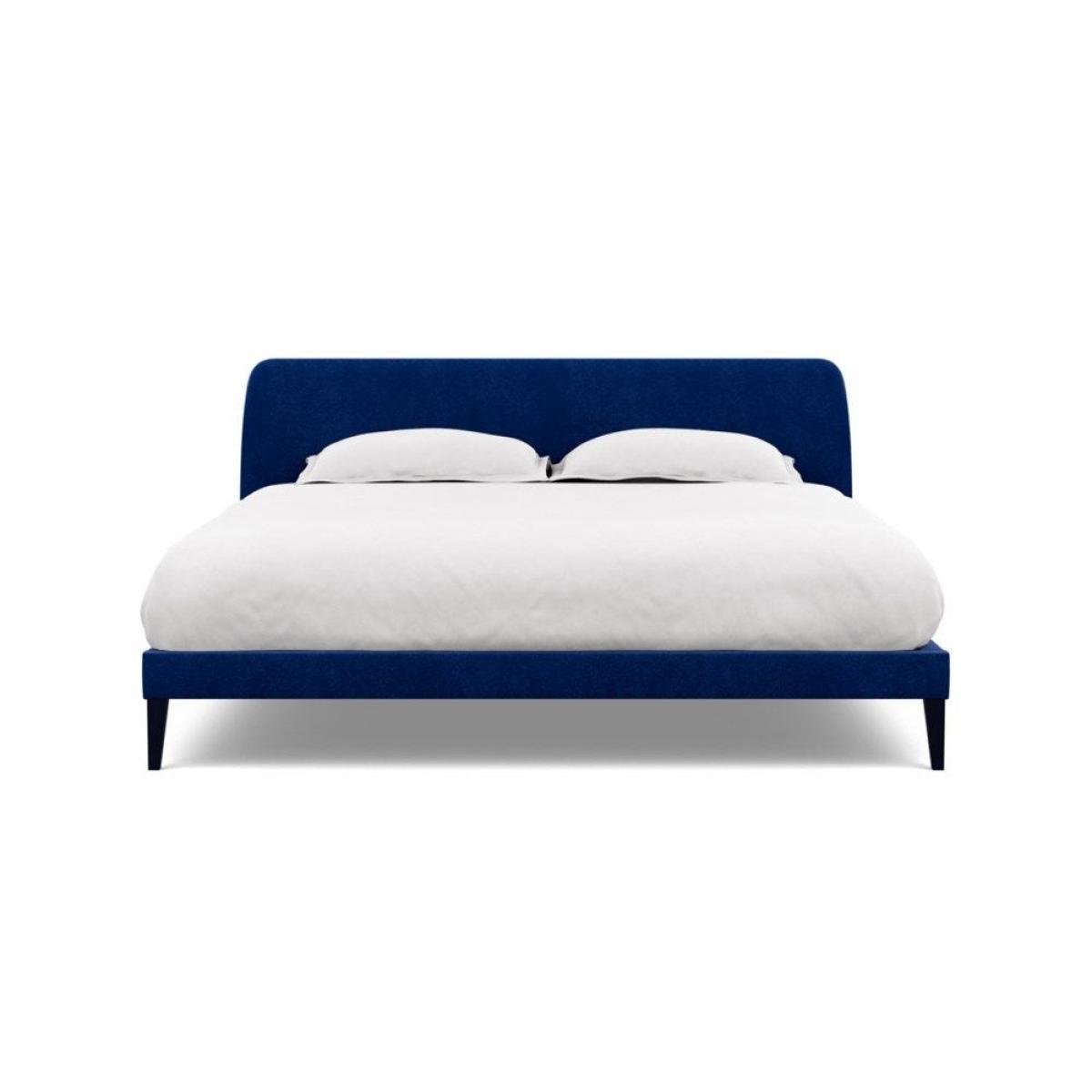 Heal's Wallis SuperKing Bed Melton Wool Shale Stained Oak Feet - Heal's UK Bedroom Furniture – image 177