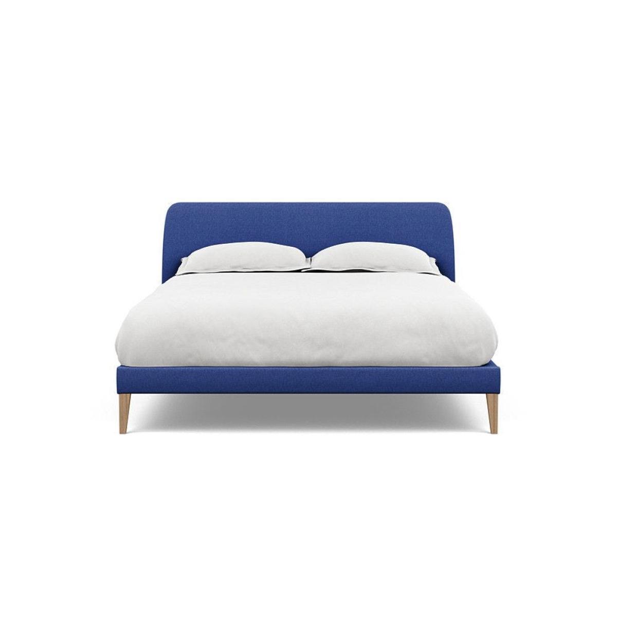 Heal's Wallis SuperKing Bed Melton Wool Shale Stained Oak Feet - Heal's UK Bedroom Furniture – image 178