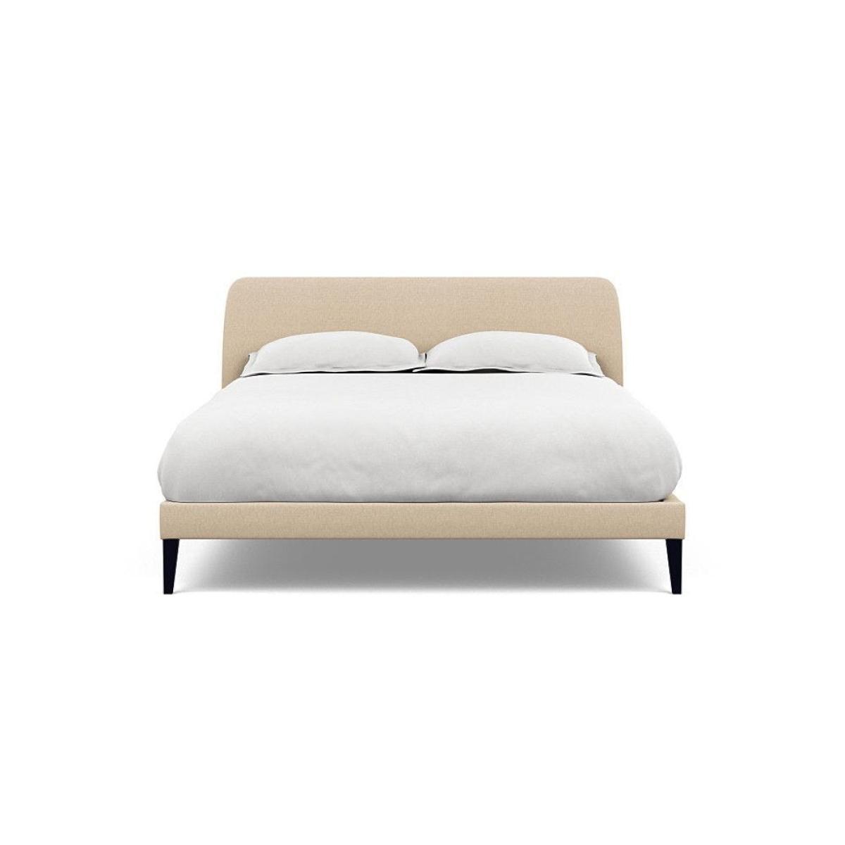 Heal's Wallis SuperKing Bed Melton Wool Shale Stained Oak Feet - Heal's UK Bedroom Furniture – image 182