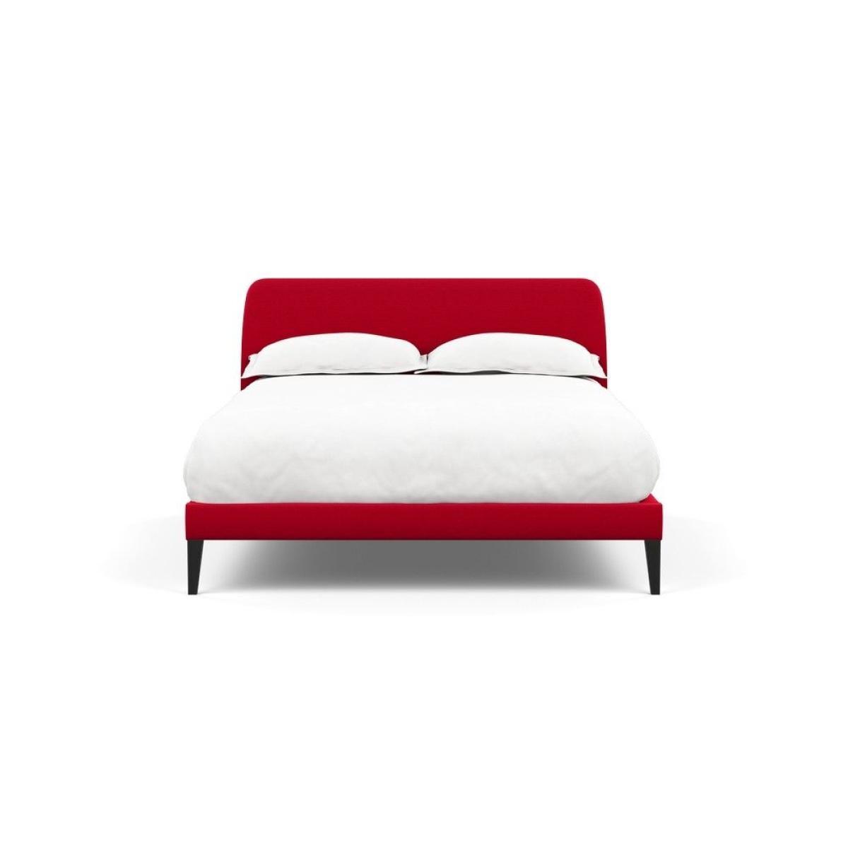 Heal's Wallis SuperKing Bed Melton Wool Shale Stained Oak Feet - Heal's UK Bedroom Furniture – image 186