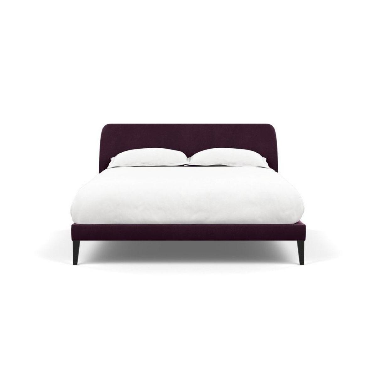 Heal's Wallis SuperKing Bed Melton Wool Shale Stained Oak Feet - Heal's UK Bedroom Furniture – image 32