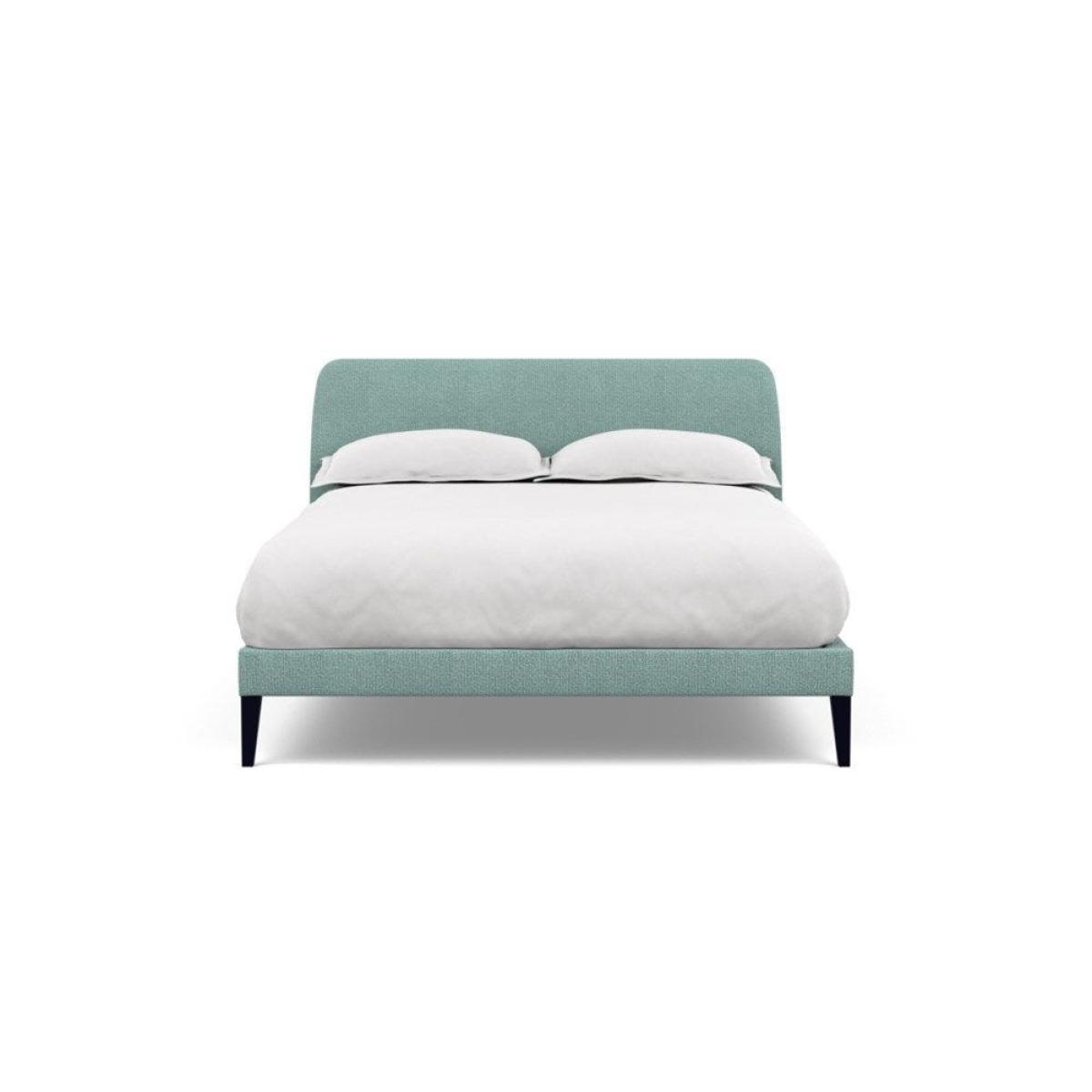 Heal's Wallis SuperKing Bed Melton Wool Shale Stained Oak Feet - Heal's UK Bedroom Furniture – image 34