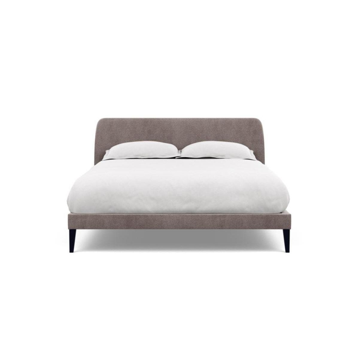 Heal's Wallis SuperKing Bed Melton Wool Shale Stained Oak Feet - Heal's UK Bedroom Furniture – image 36