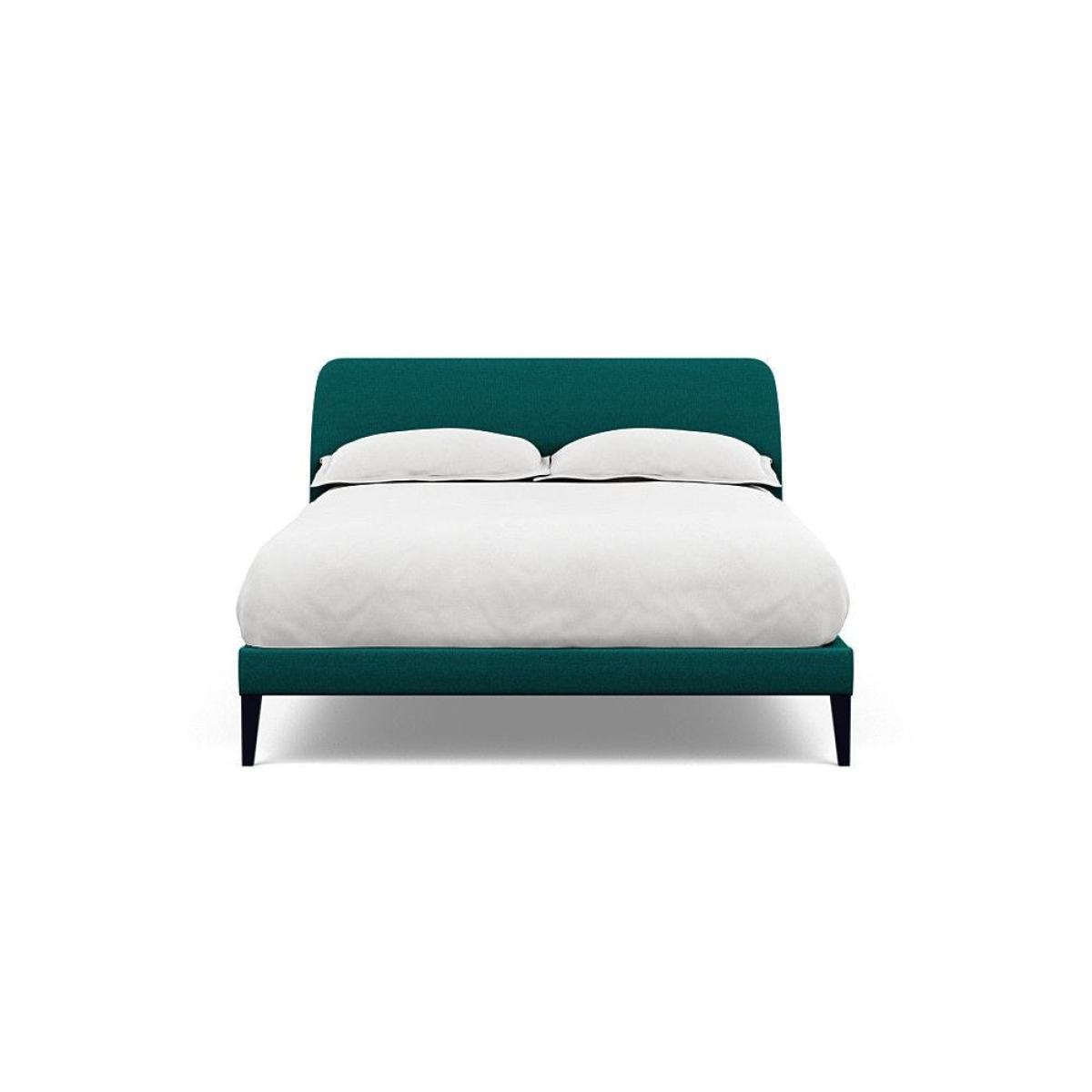Heal's Wallis SuperKing Bed Melton Wool Shale Stained Oak Feet - Heal's UK Bedroom Furniture – image 39