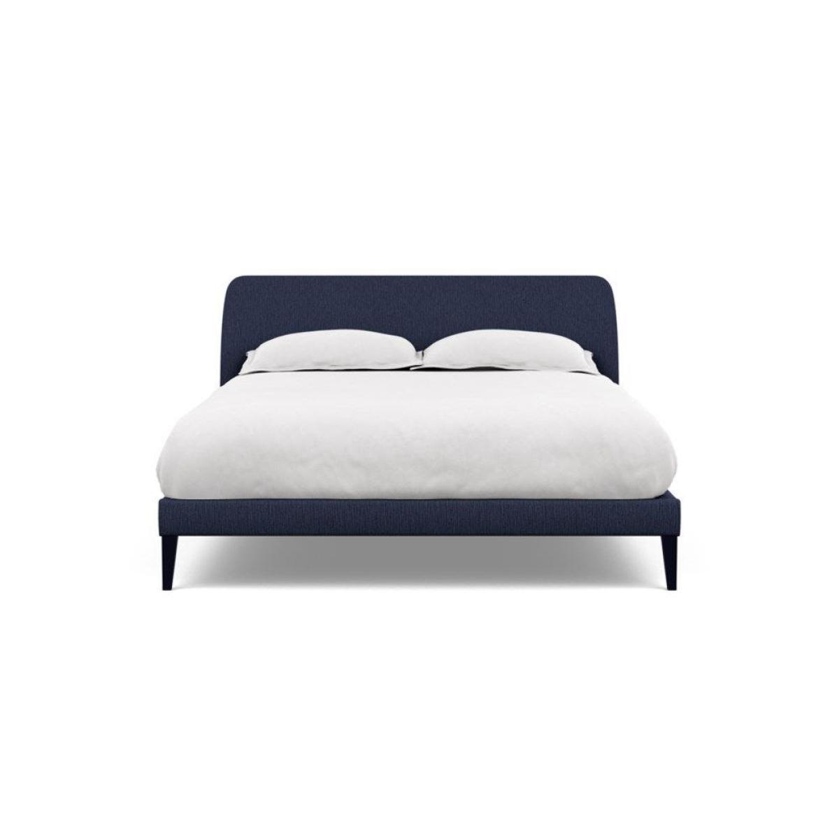 Heal's Wallis SuperKing Bed Melton Wool Shale Stained Oak Feet - Heal's UK Bedroom Furniture – image 40