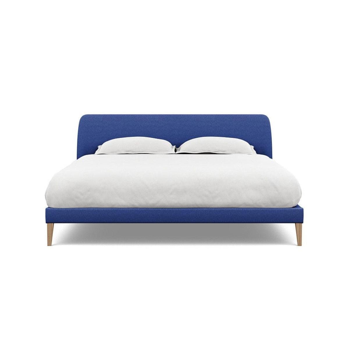 Heal's Wallis SuperKing Bed Melton Wool Shale Stained Oak Feet - Heal's UK Bedroom Furniture – image 41