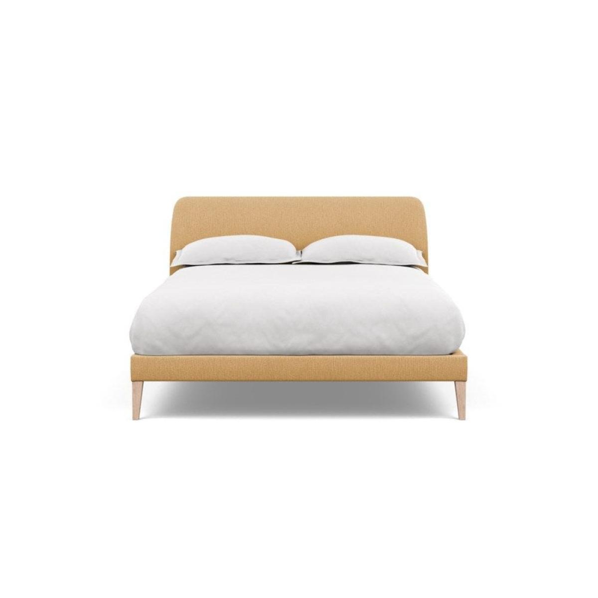 Heal's Wallis SuperKing Bed Melton Wool Shale Stained Oak Feet - Heal's UK Bedroom Furniture – image 42