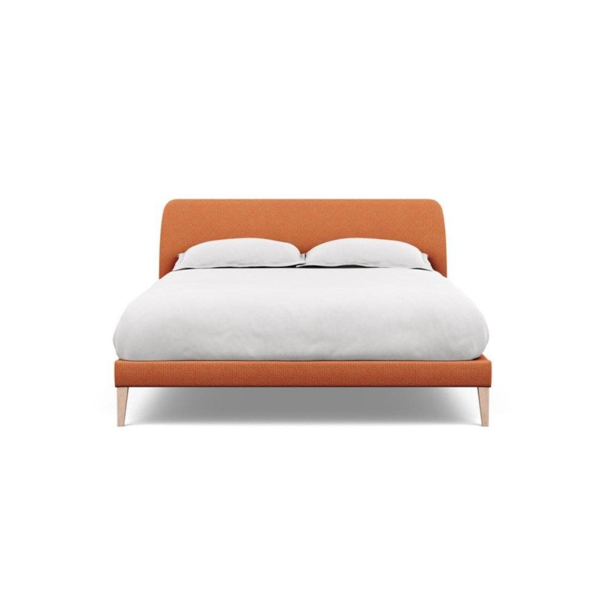 Heal's Wallis SuperKing Bed Melton Wool Shale Stained Oak Feet - Heal's UK Bedroom Furniture – image 45