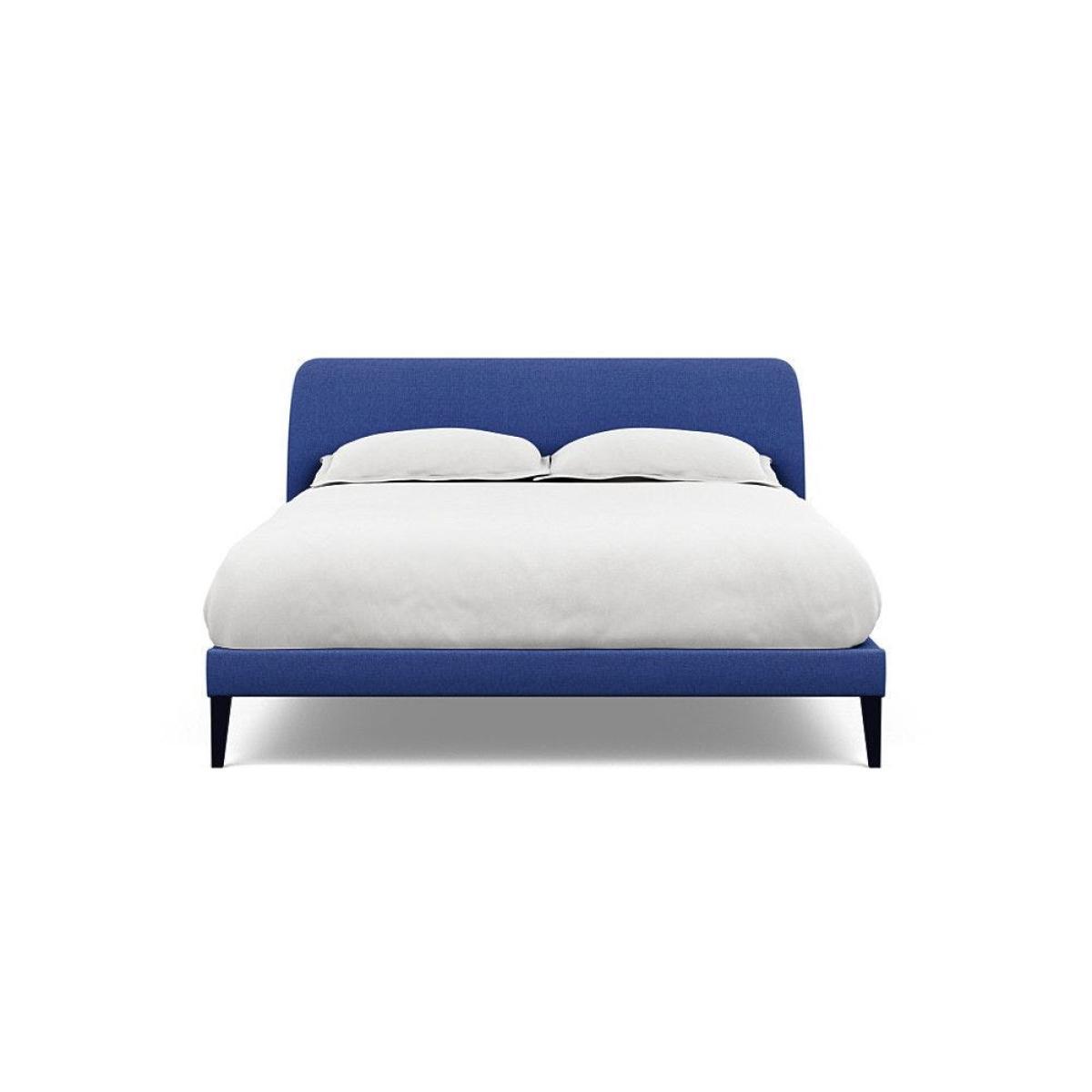 Heal's Wallis SuperKing Bed Melton Wool Shale Stained Oak Feet - Heal's UK Bedroom Furniture – image 50