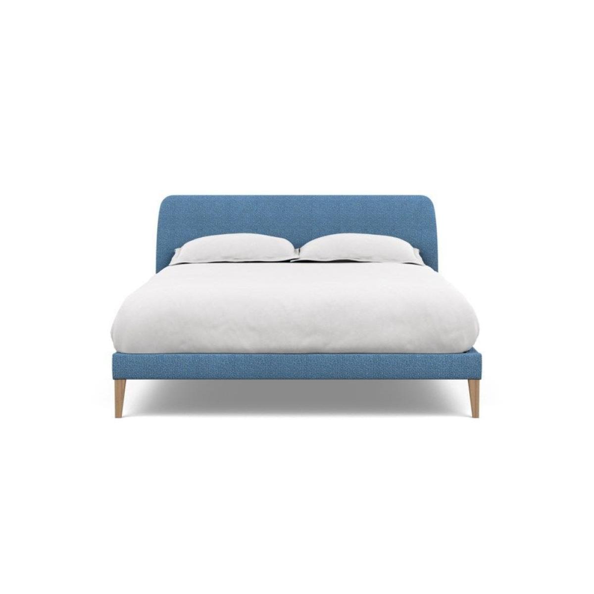 Heal's Wallis SuperKing Bed Melton Wool Shale Stained Oak Feet - Heal's UK Bedroom Furniture – image 55