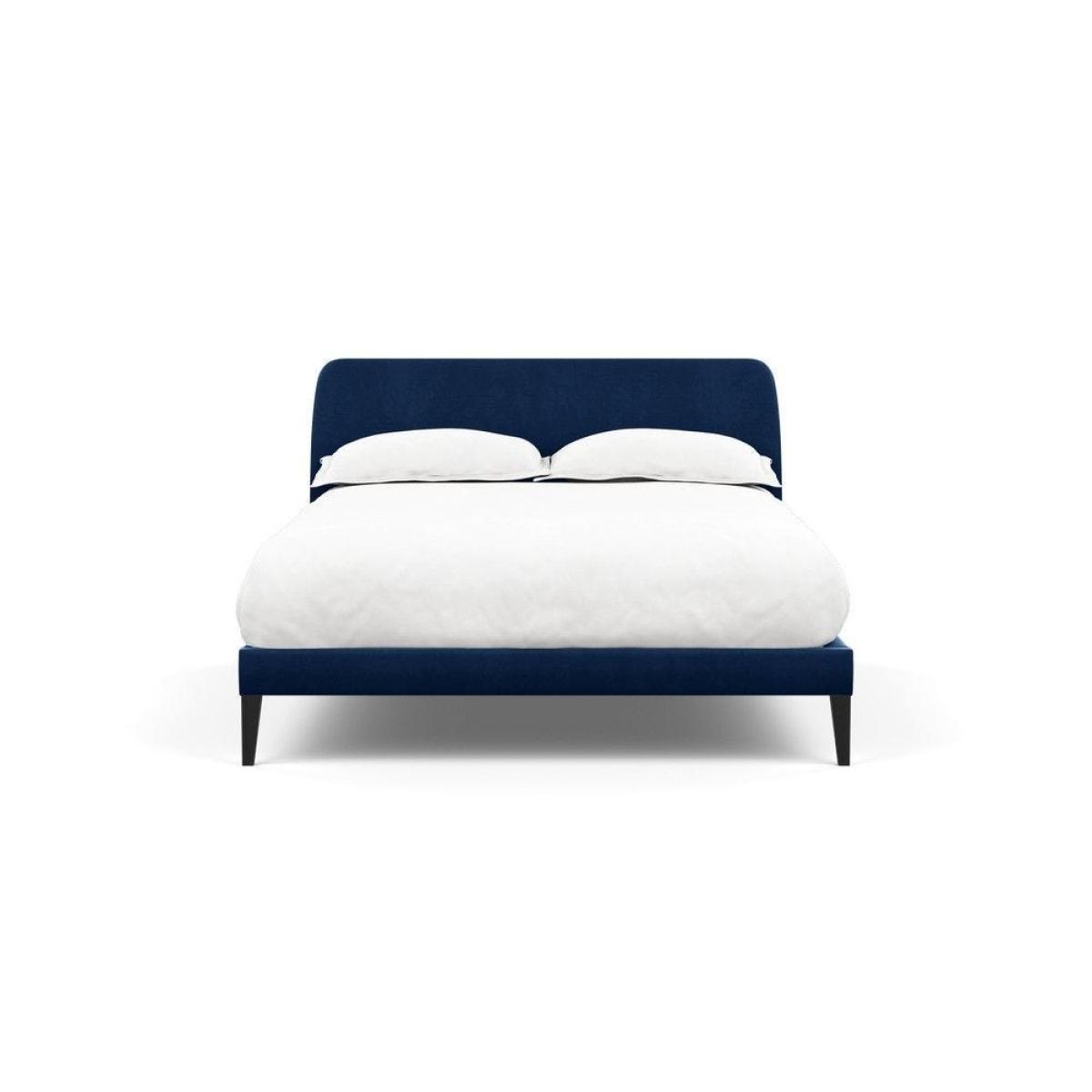 Heal's Wallis SuperKing Bed Melton Wool Shale Stained Oak Feet - Heal's UK Bedroom Furniture – image 59