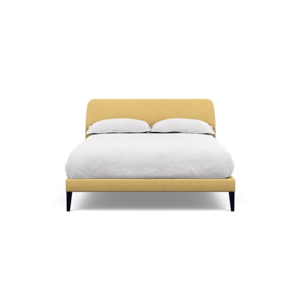 Heal's Wallis SuperKing Bed Melton Wool Shale Stained Oak Feet - Heal's UK Bedroom Furniture – image 60