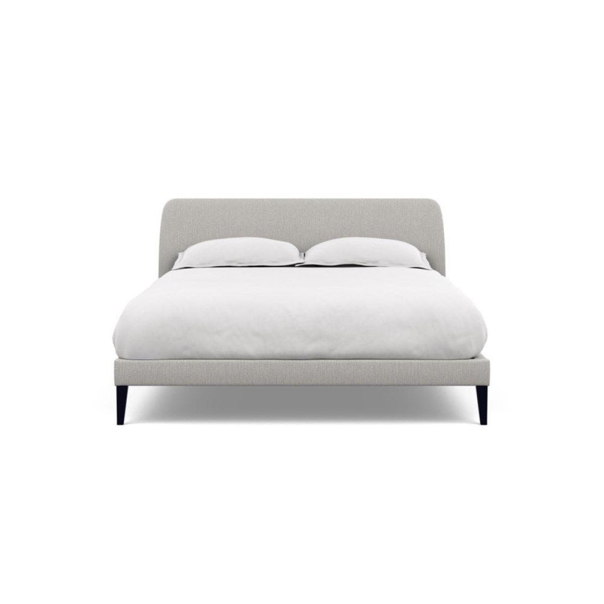 Heal's Wallis SuperKing Bed Melton Wool Shale Stained Oak Feet - Heal's UK Bedroom Furniture – image 63