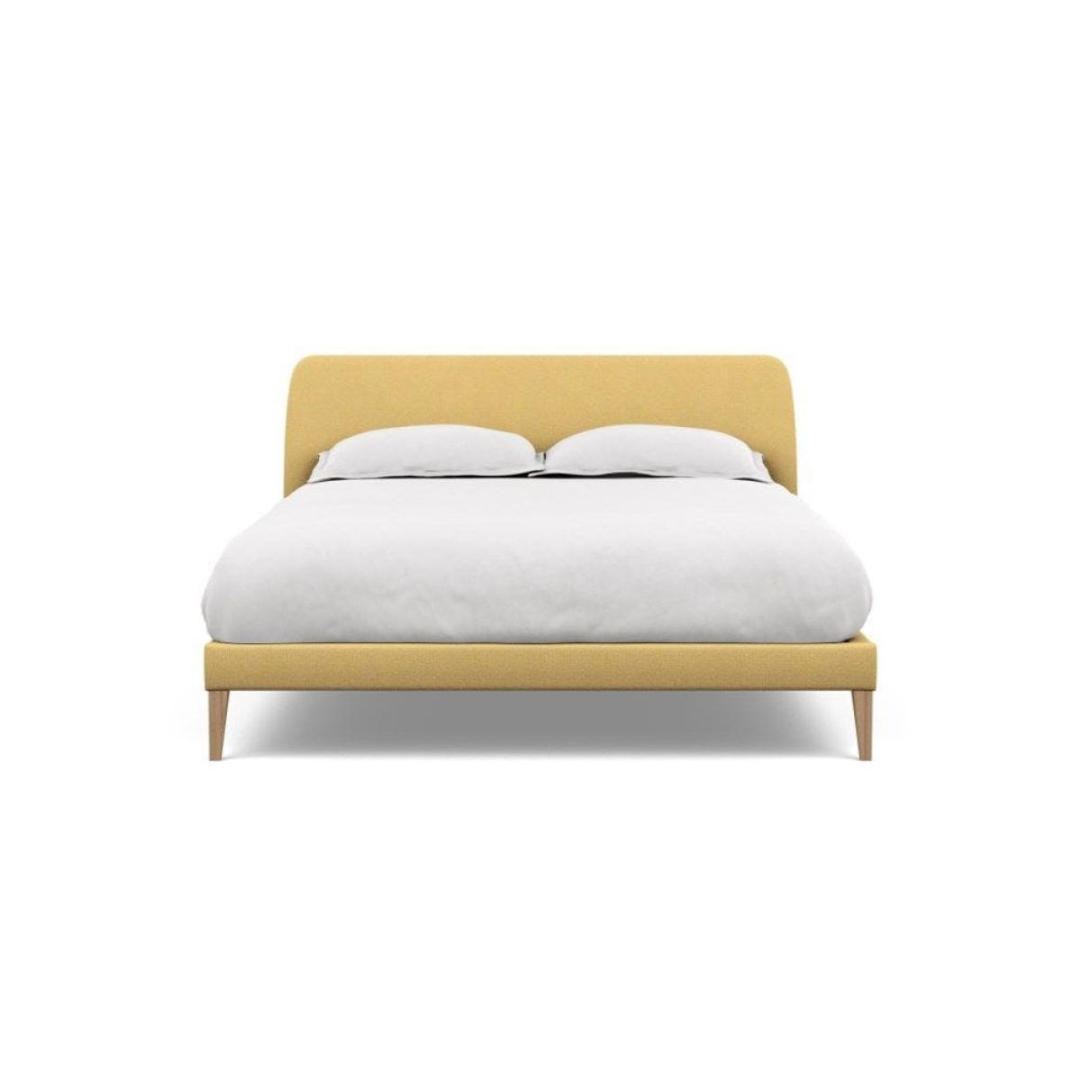Heal's Wallis SuperKing Bed Melton Wool Shale Stained Oak Feet - Heal's UK Bedroom Furniture – image 65