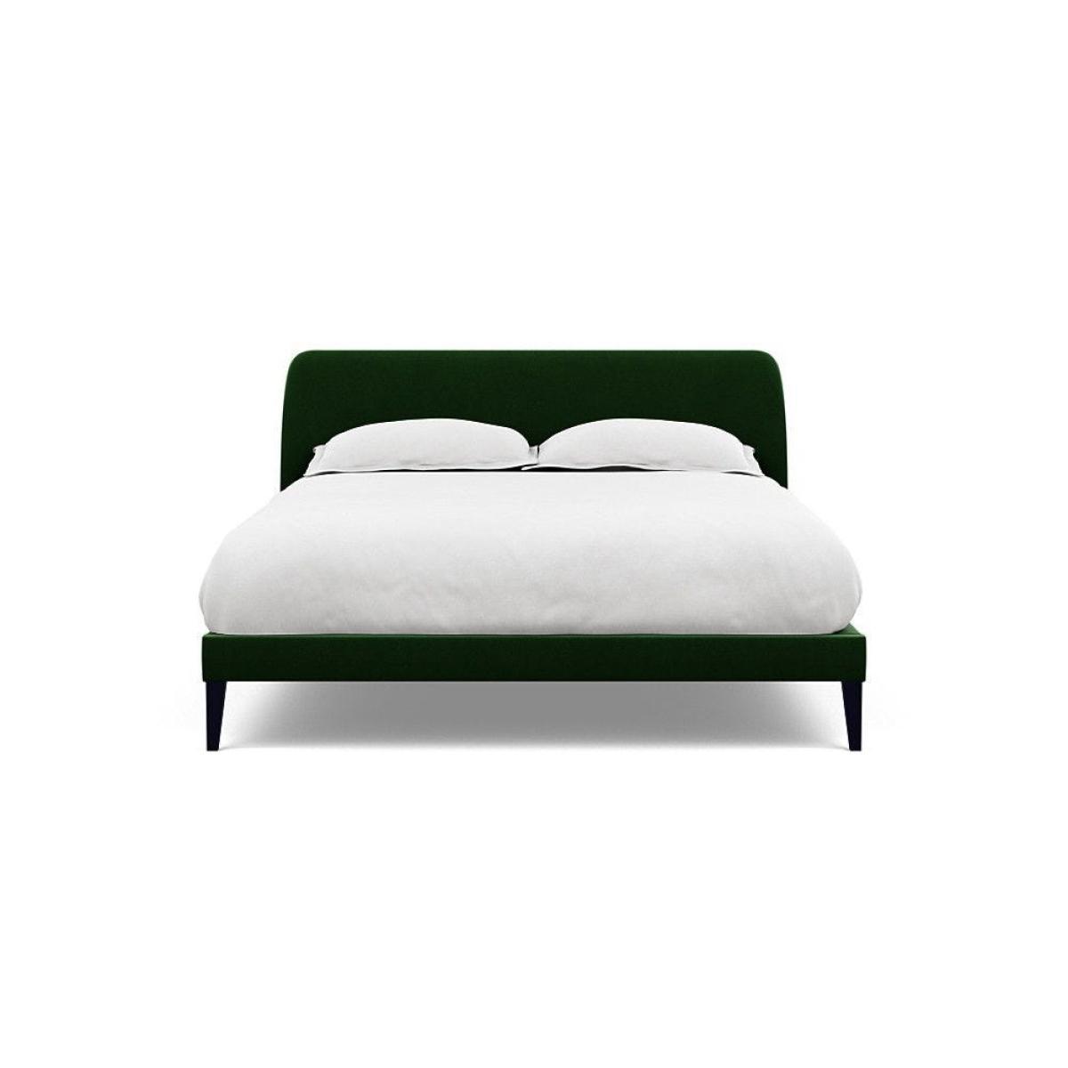 Heal's Wallis SuperKing Bed Melton Wool Shale Stained Oak Feet - Heal's UK Bedroom Furniture – image 66