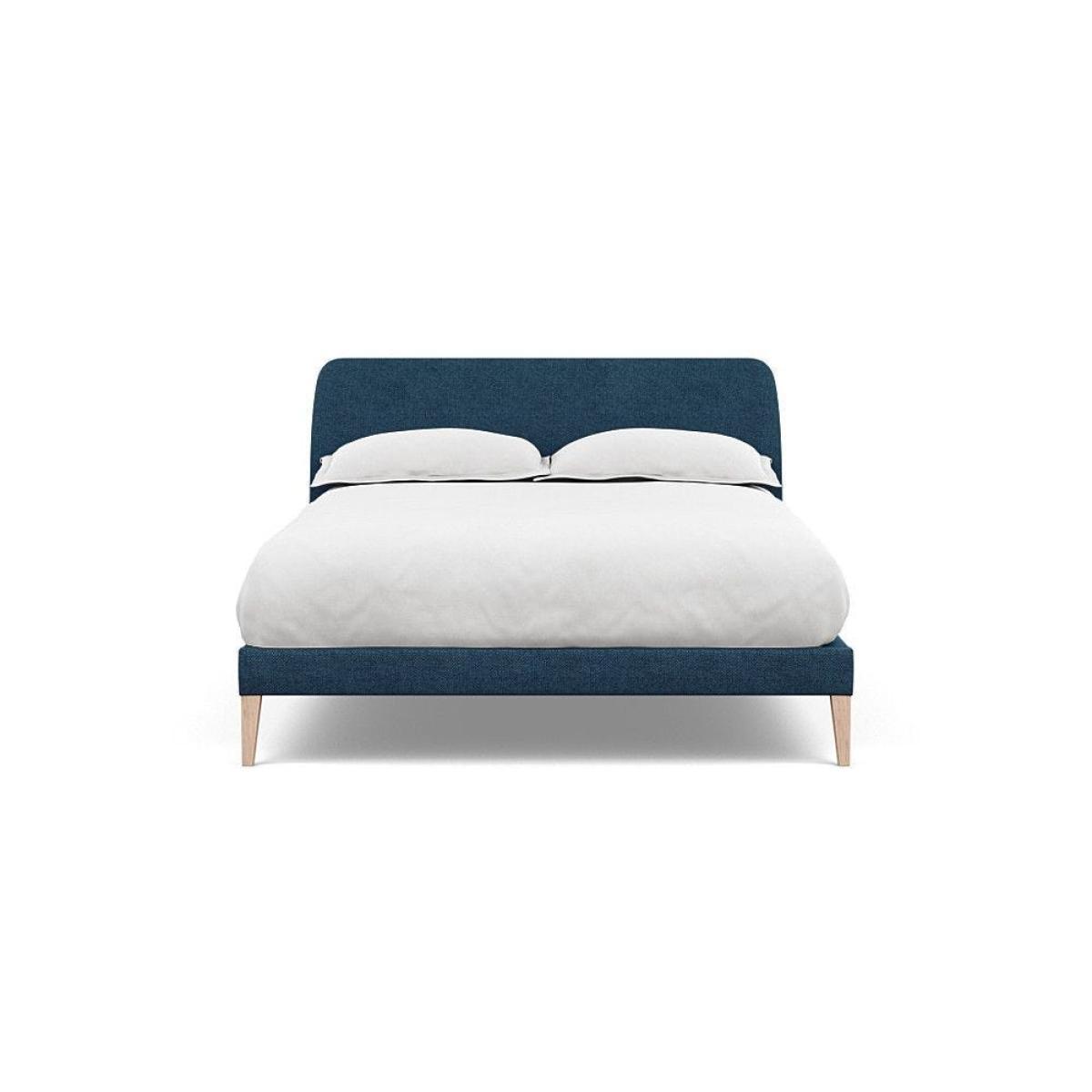 Heal's Wallis SuperKing Bed Melton Wool Shale Stained Oak Feet - Heal's UK Bedroom Furniture – image 67