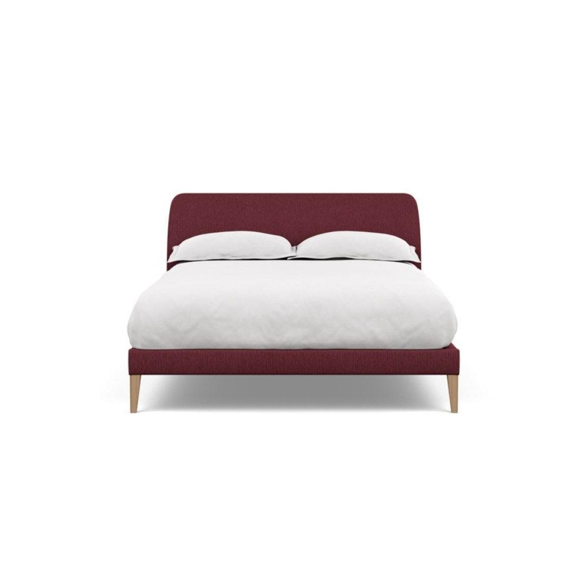 Heal's Wallis SuperKing Bed Melton Wool Shale Stained Oak Feet - Heal's UK Bedroom Furniture – image 70
