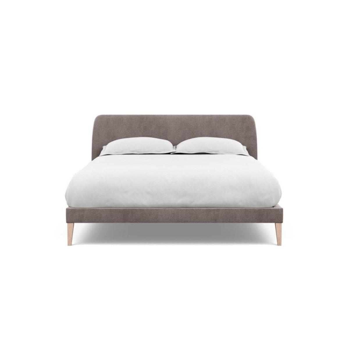 Heal's Wallis SuperKing Bed Melton Wool Shale Stained Oak Feet - Heal's UK Bedroom Furniture – image 73