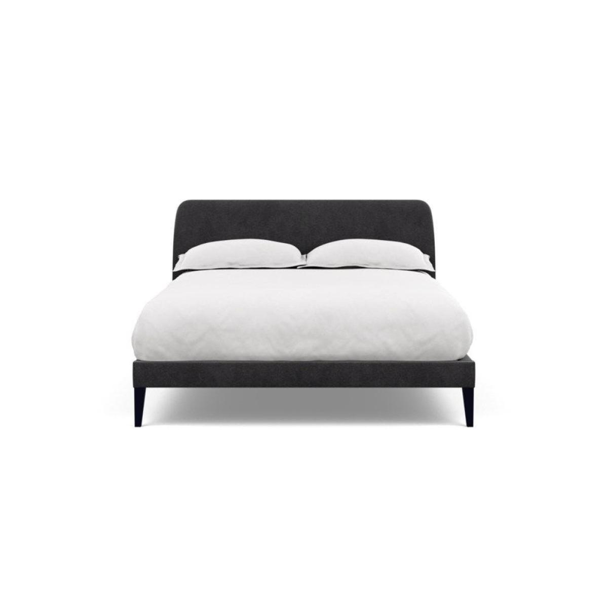 Heal's Wallis SuperKing Bed Melton Wool Shale Stained Oak Feet - Heal's UK Bedroom Furniture – image 94