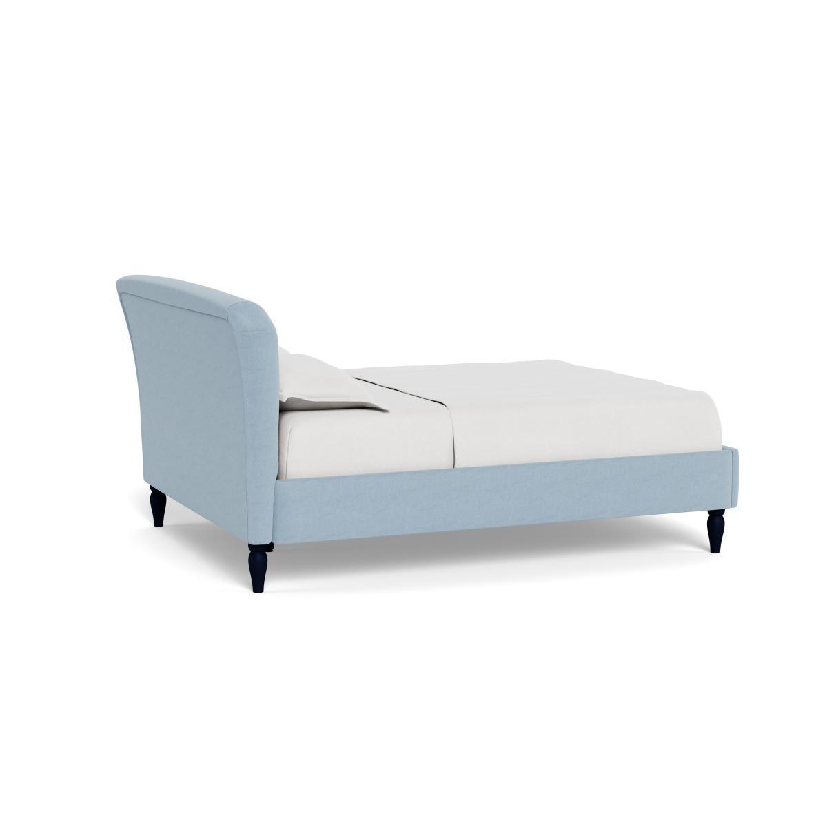 Heal's Darcey Bed Double Capelo LinenCotton Sea Shanty Black Feet - Heal's UK Bedroom Furniture – image 4