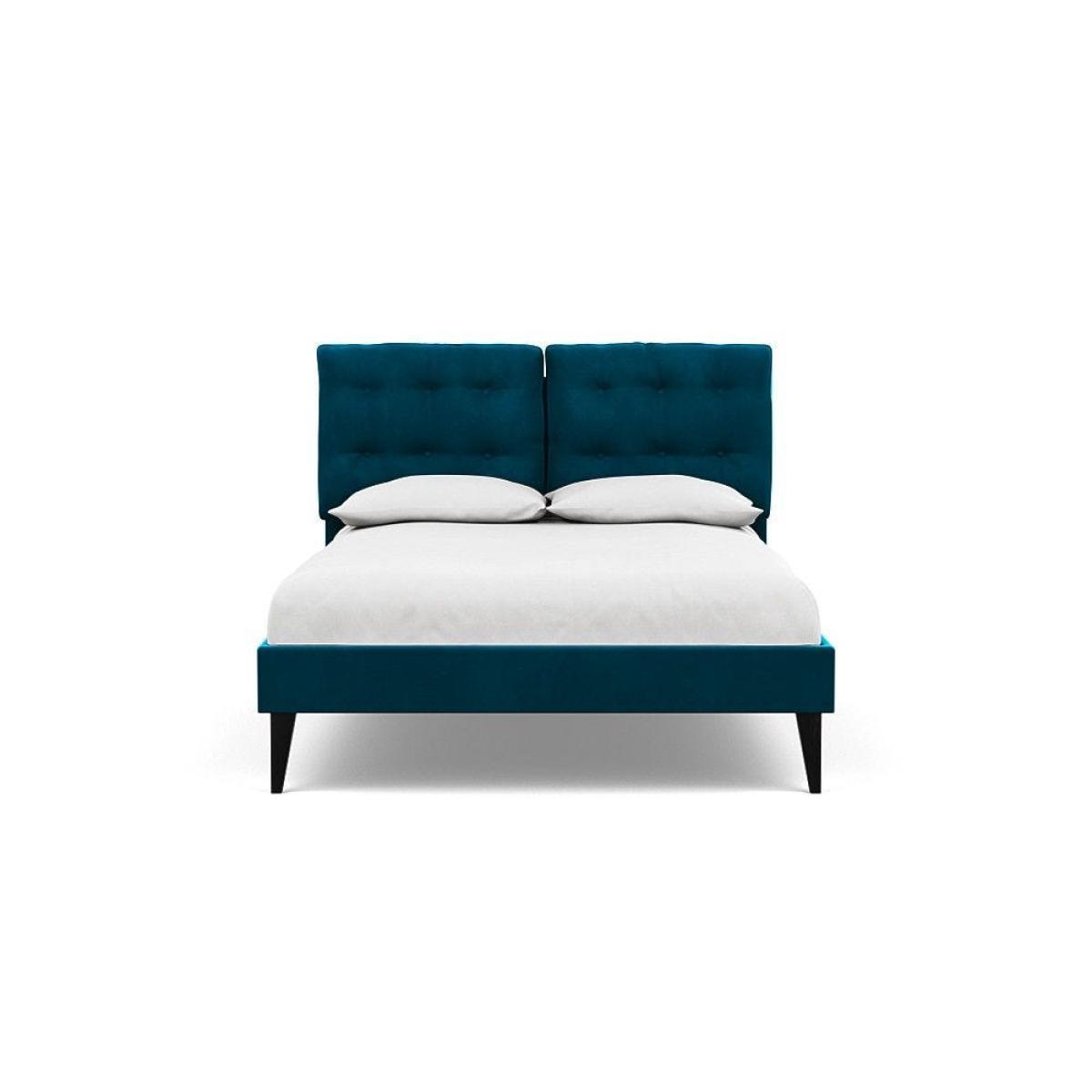 Heal's Mistral King Bed Smart Linen Mix Navy - Heal's UK Bedroom Furniture – image 15