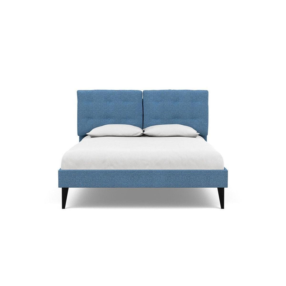 Heal's Mistral King Bed Smart Linen Mix Navy - Heal's UK Bedroom Furniture – image 16