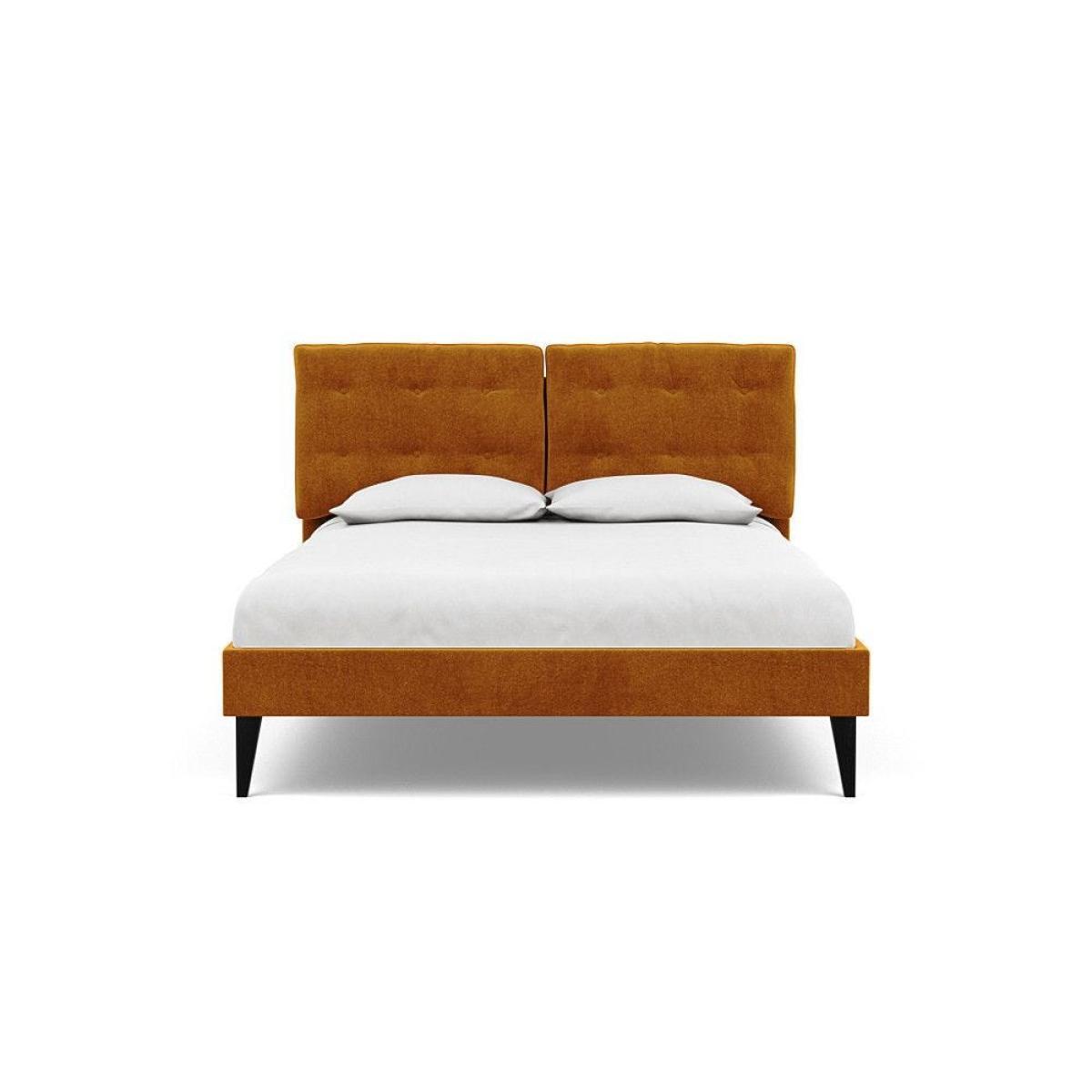 Heal's Mistral King Bed Smart Linen Mix Navy - Heal's UK Bedroom Furniture – image 17