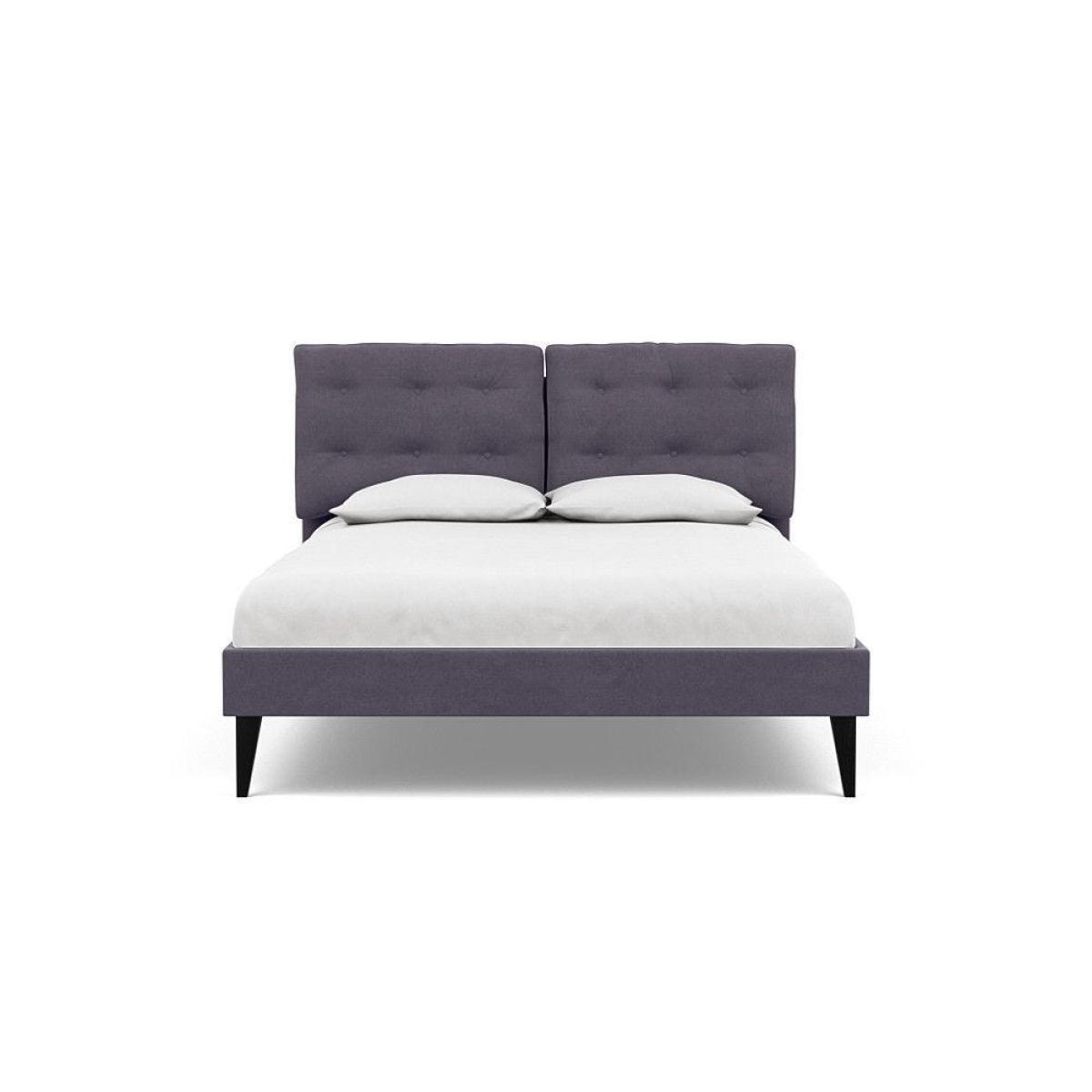 Heal's Mistral King Bed Smart Linen Mix Navy - Heal's UK Bedroom Furniture – image 18
