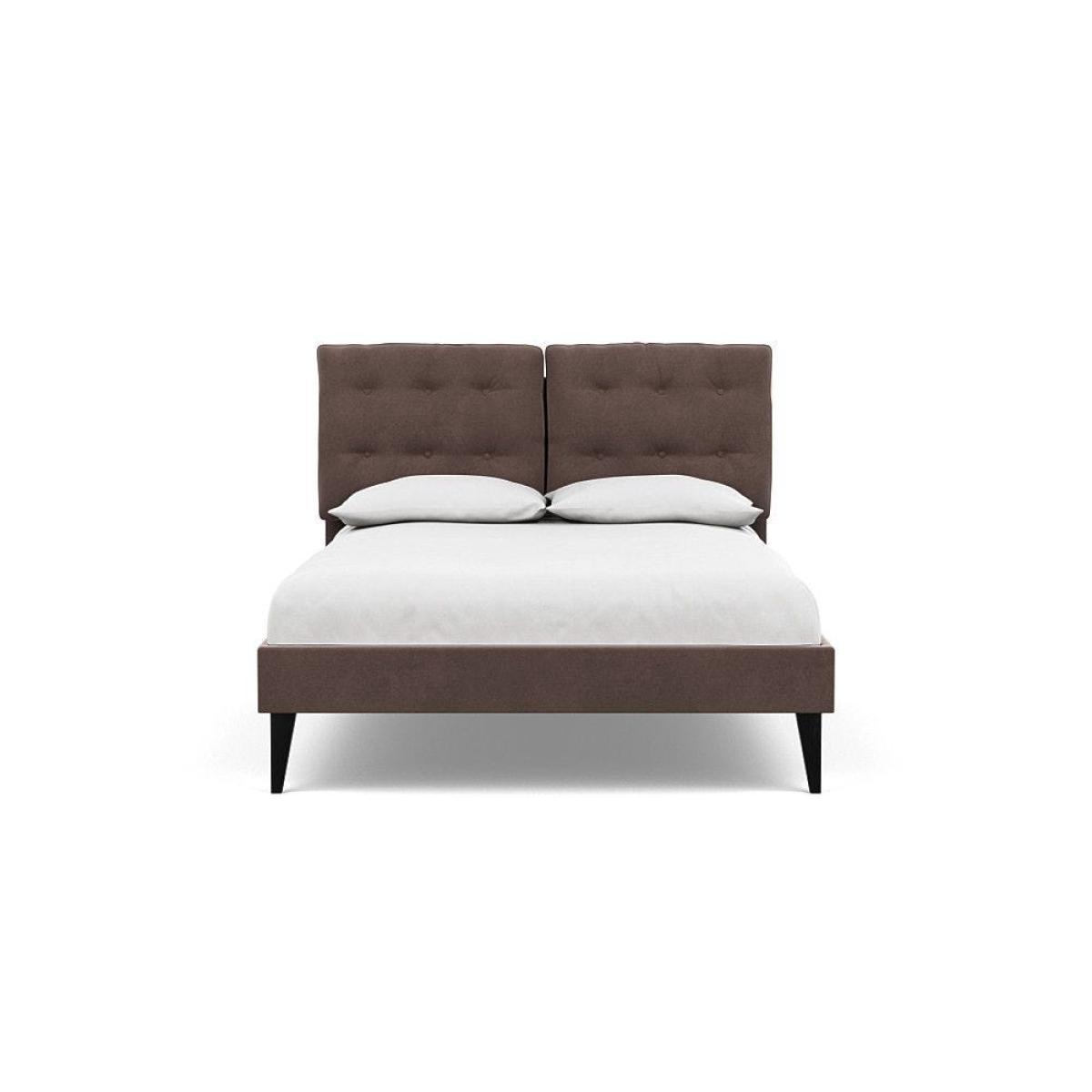 Heal's Mistral King Bed Smart Linen Mix Navy - Heal's UK Bedroom Furniture – image 3