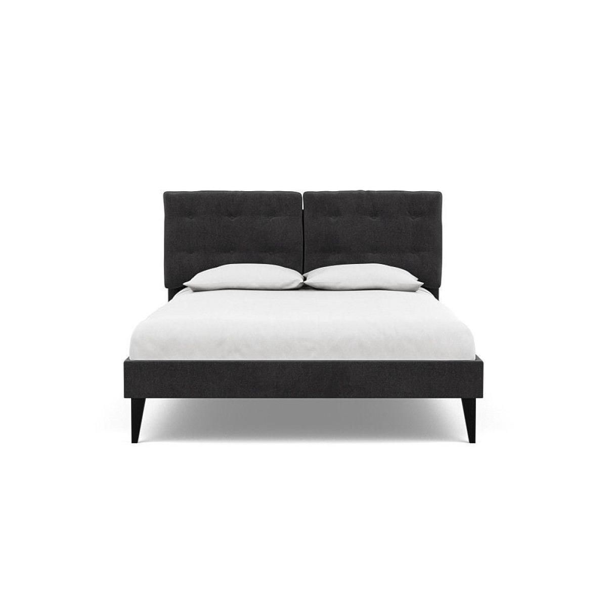 Heal's Mistral King Bed Smart Linen Mix Navy - Heal's UK Bedroom Furniture – image 22