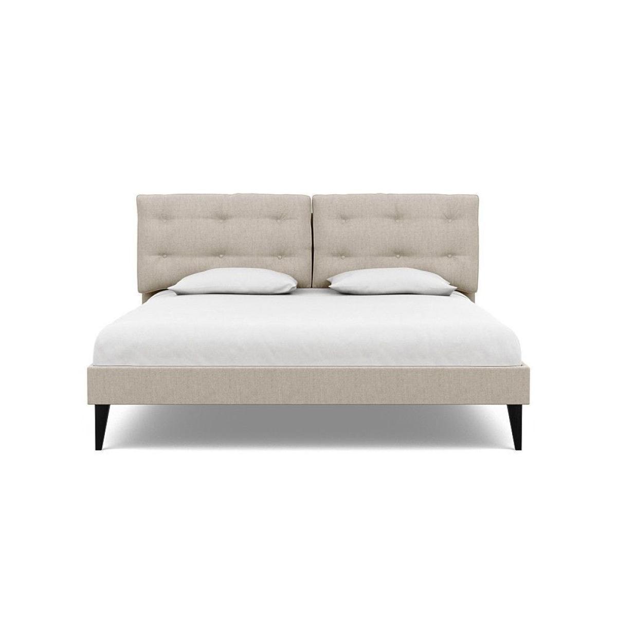 Heal's Mistral King Bed Smart Linen Mix Navy - Heal's UK Bedroom Furniture – image 25