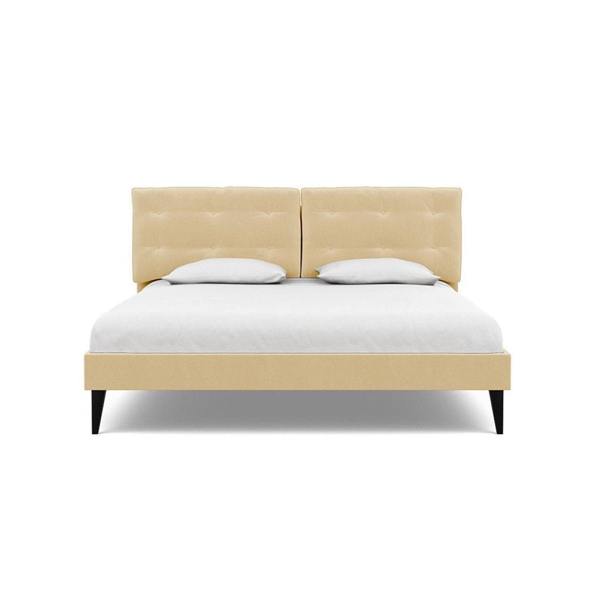 Heal's Mistral King Bed Smart Linen Mix Navy - Heal's UK Bedroom Furniture – image 4
